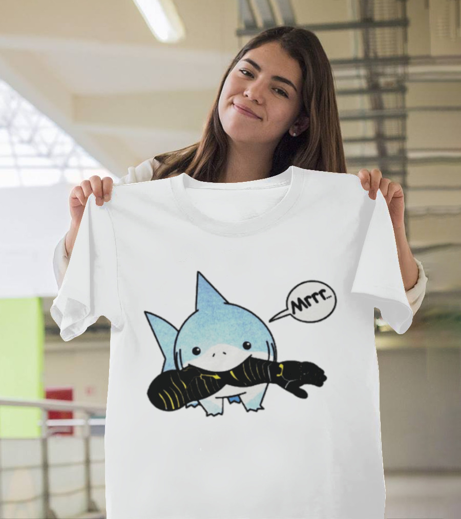 Jeff The Land Shark Mrrr Thunderbolts Eating Arm T-Shirt