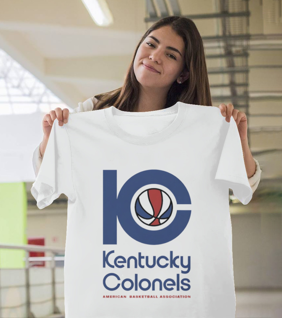 Kentucky Colonels 10 Colonel Army American Basketball Association Fan Collection T-Shirt