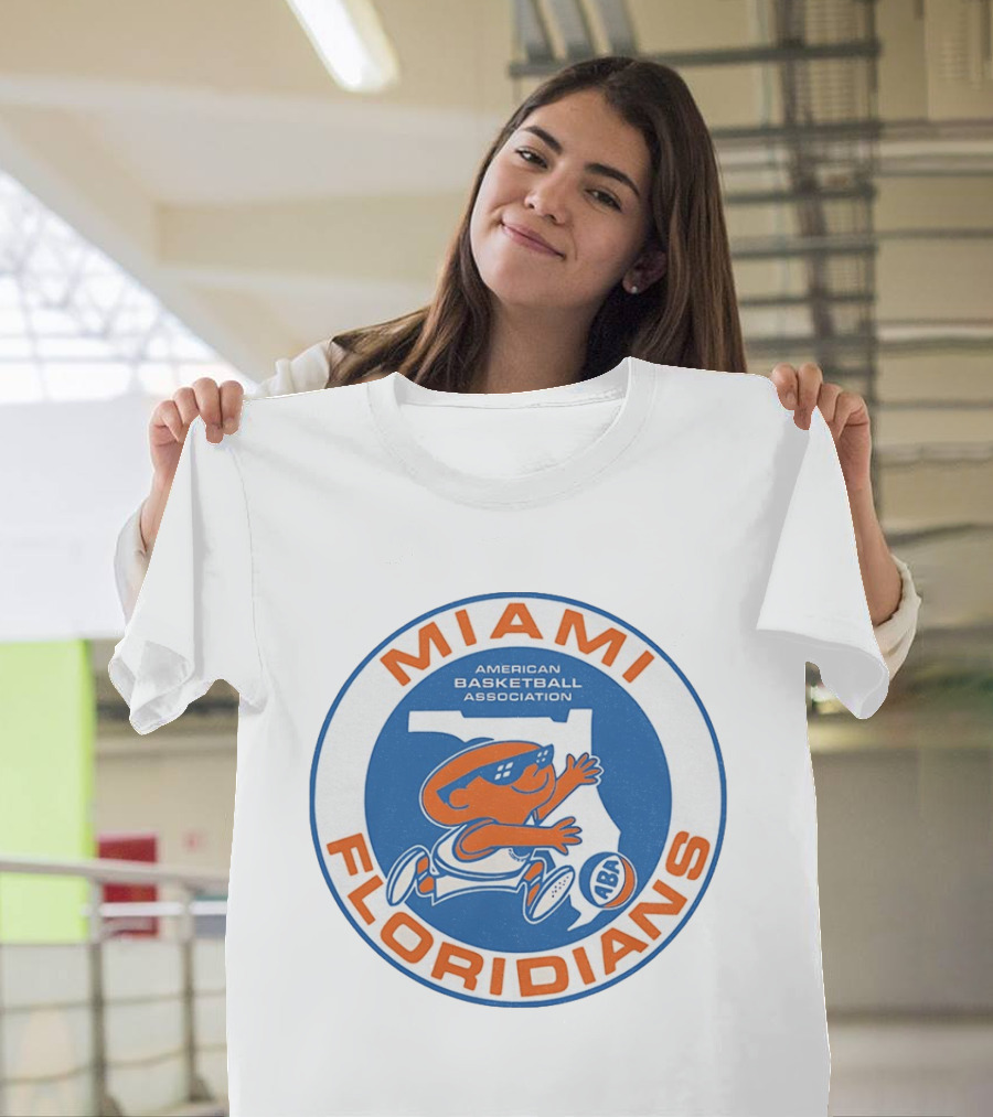 Miami Floridians American Basketball Association Vintage ABA T-Shirt