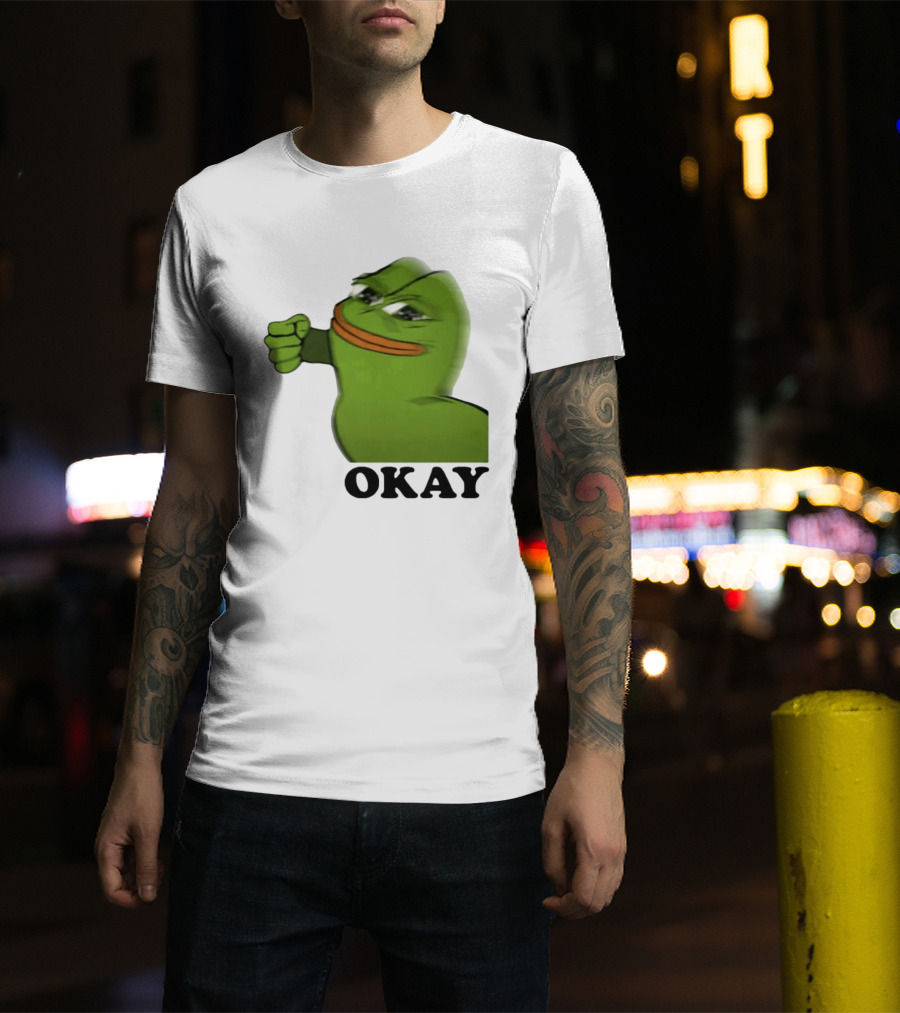 Okay Pepe Frog Punching Nazis Kid T-Shirt