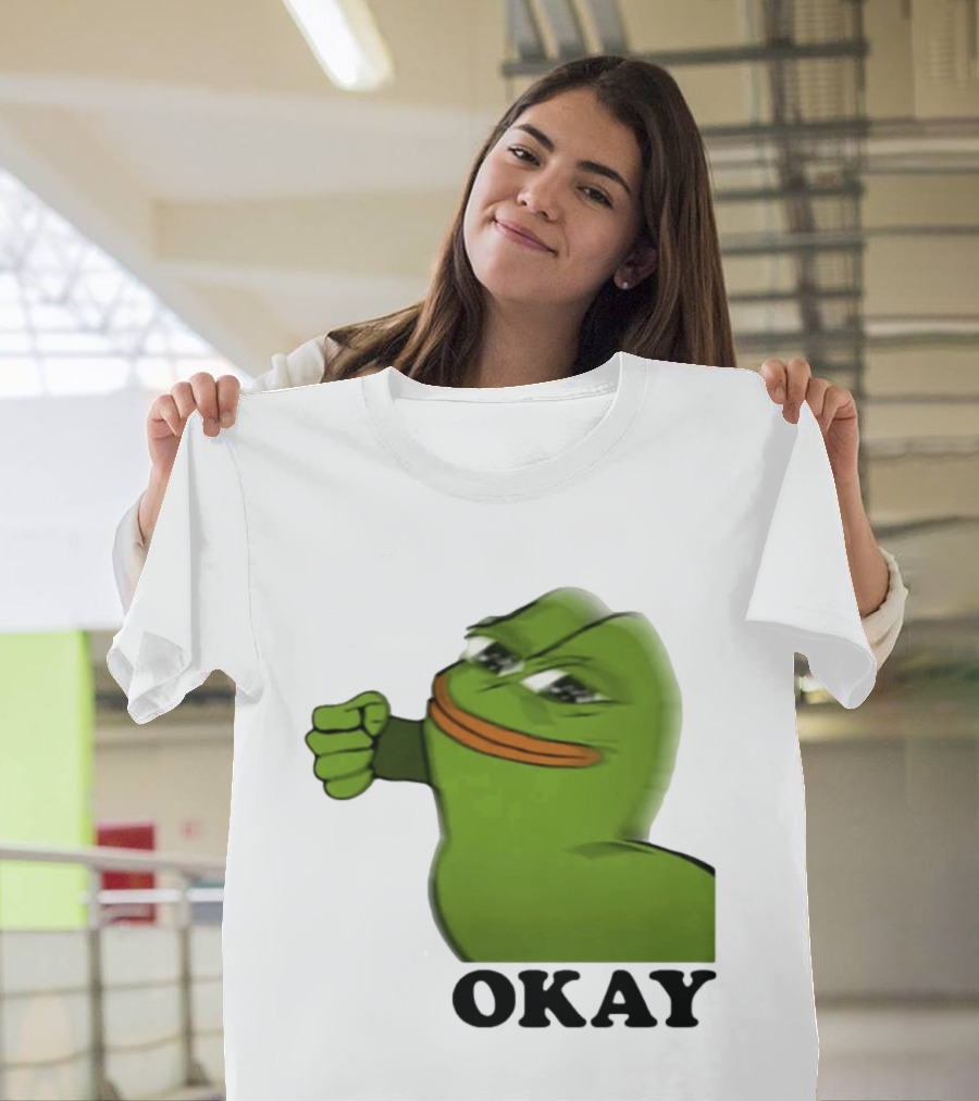 Okay Pepe Frog Punching Nazis Kid T-Shirt