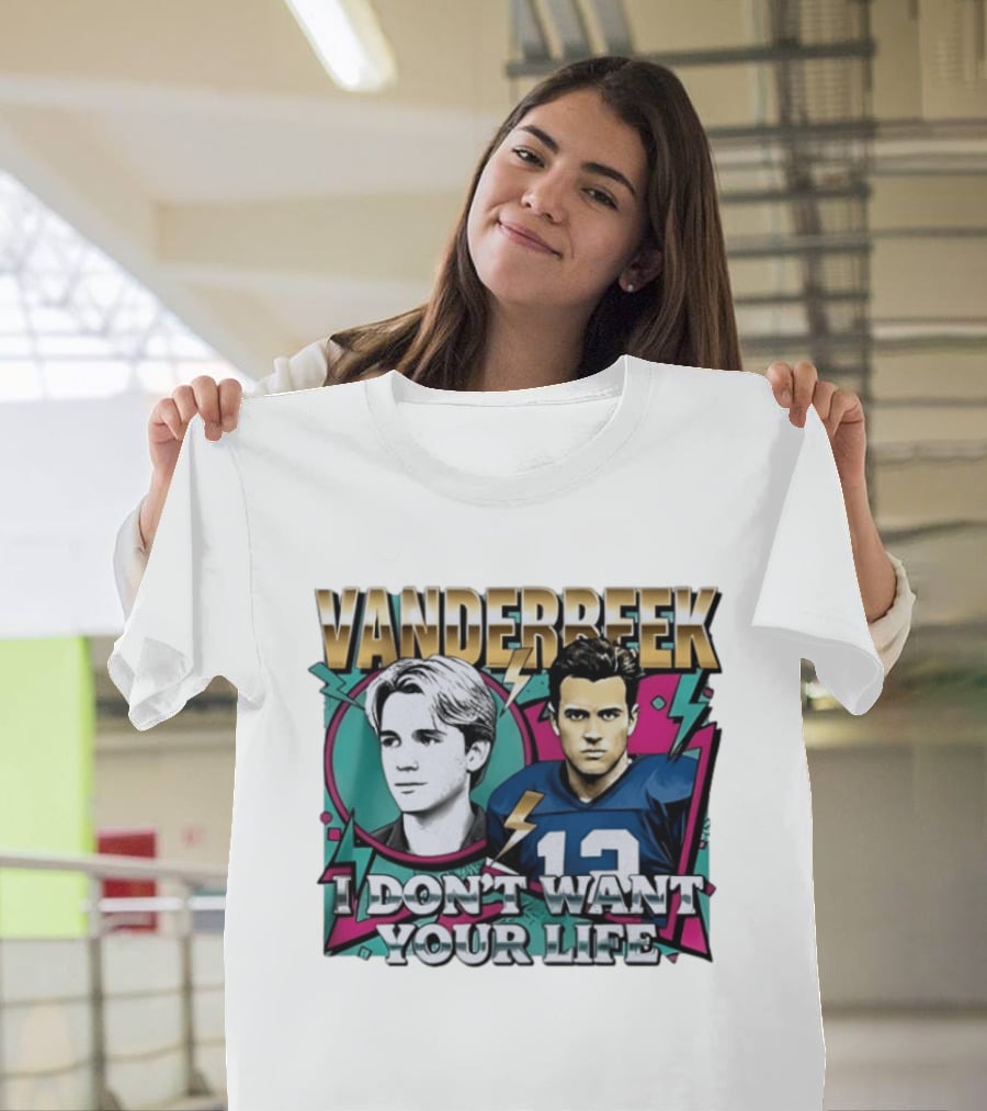 Vanderbeek I Don't Want Your Life 90s Football T-Shirt