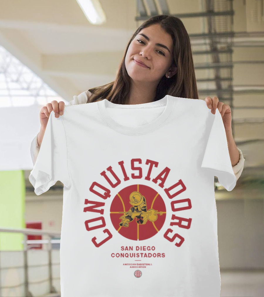 San Diego Conquistadors Throwback American Basketball Association T-Shirt