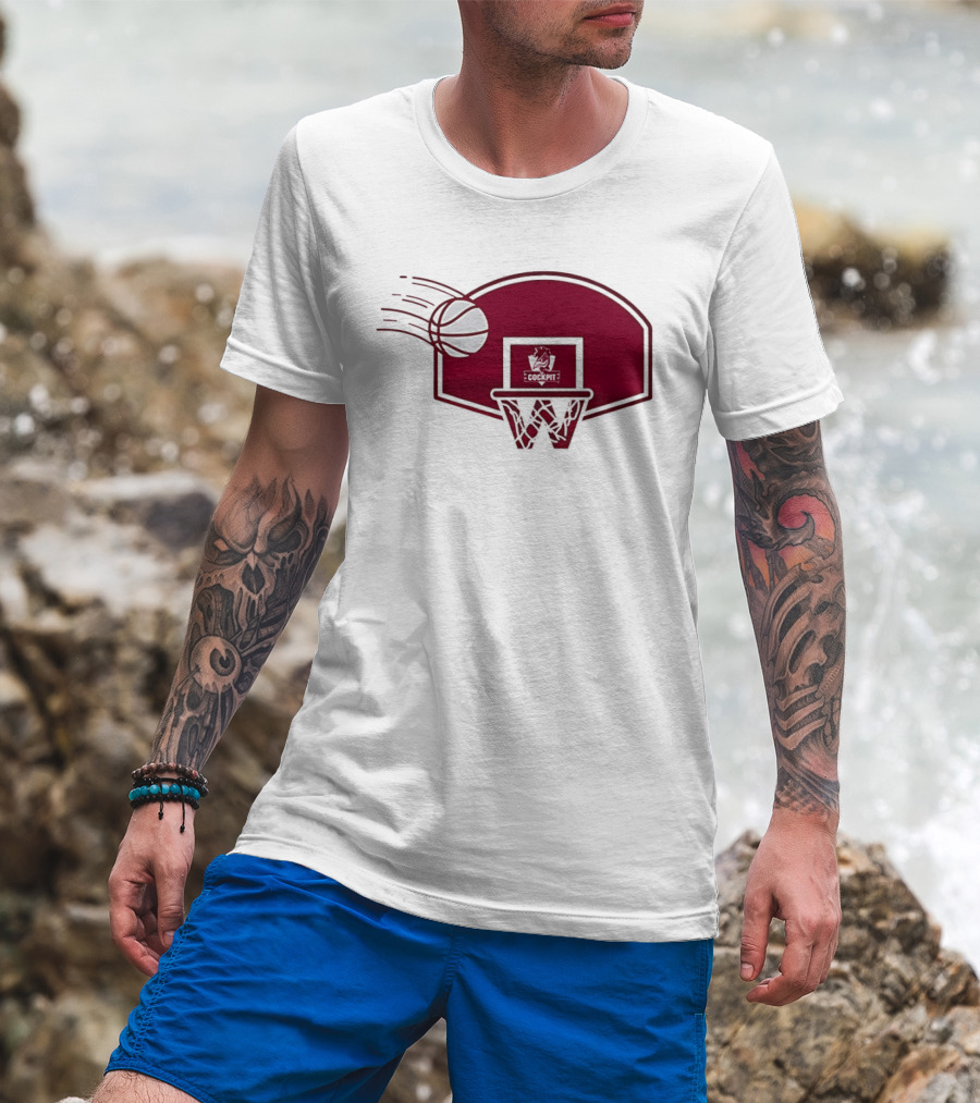 South Carolina Gamecocks Basketball Backboard Basketball Hoops T-Shirt