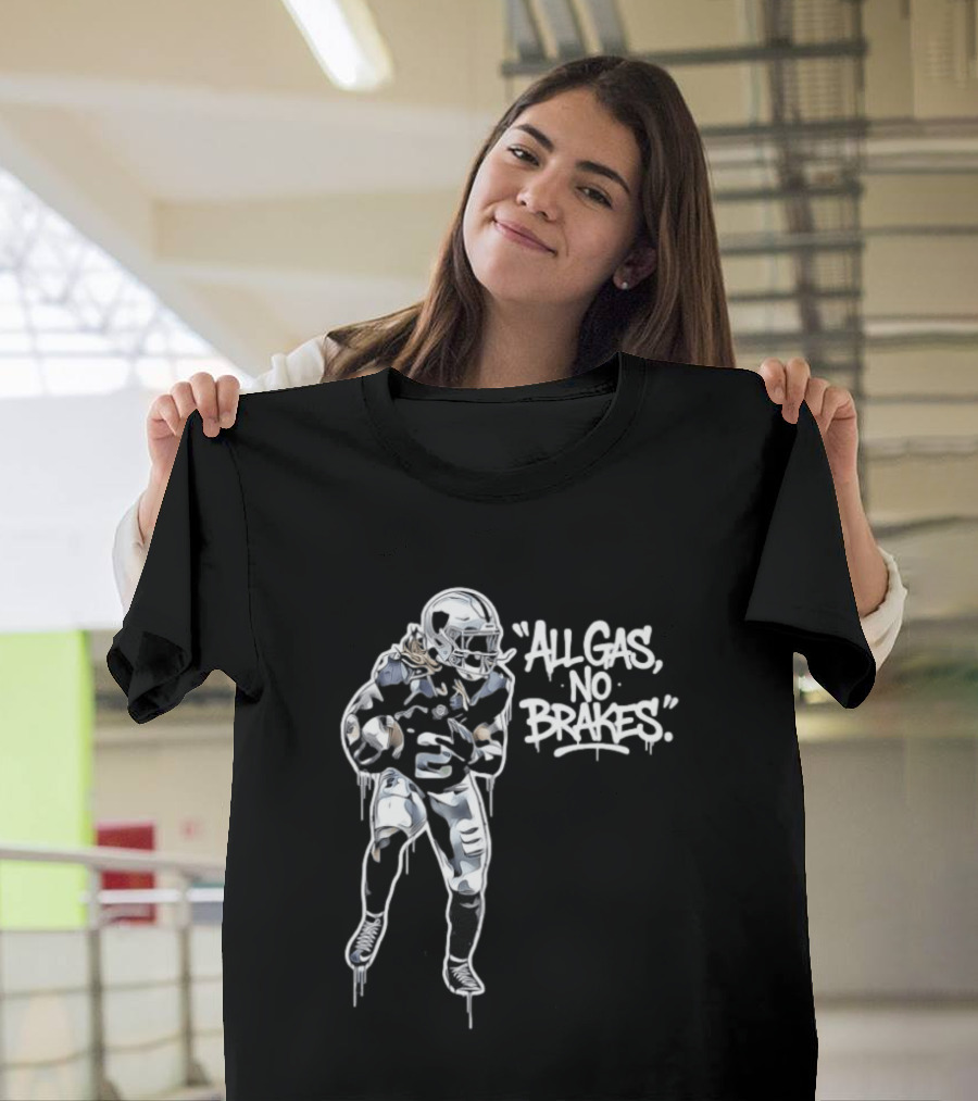 Harold Landry III New England Patriots All Gas No Brakes Football T-Shirt