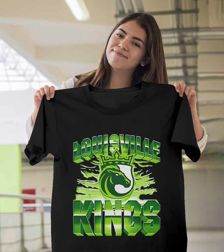 Louisville Kings Green Shield Horse T-Shirt