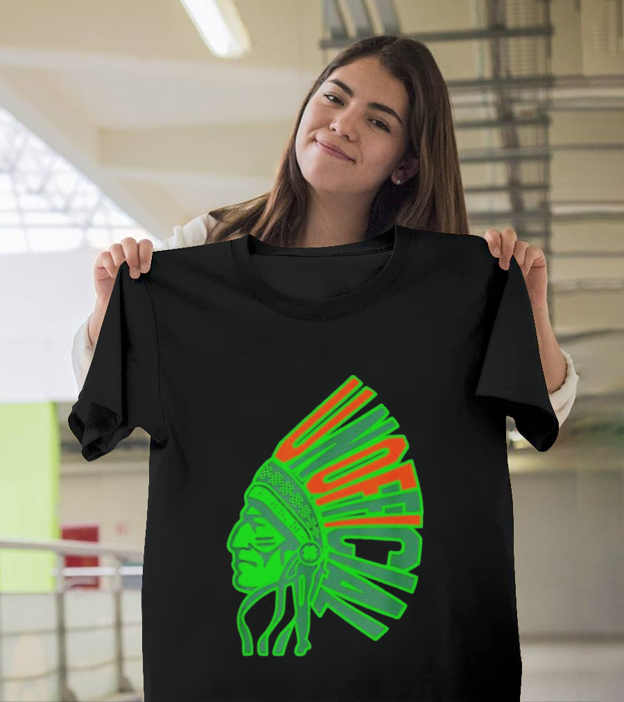 Illinois Fighting Illini Unofficial St. Patrick's Day Chief Illiniwek T-Shirt