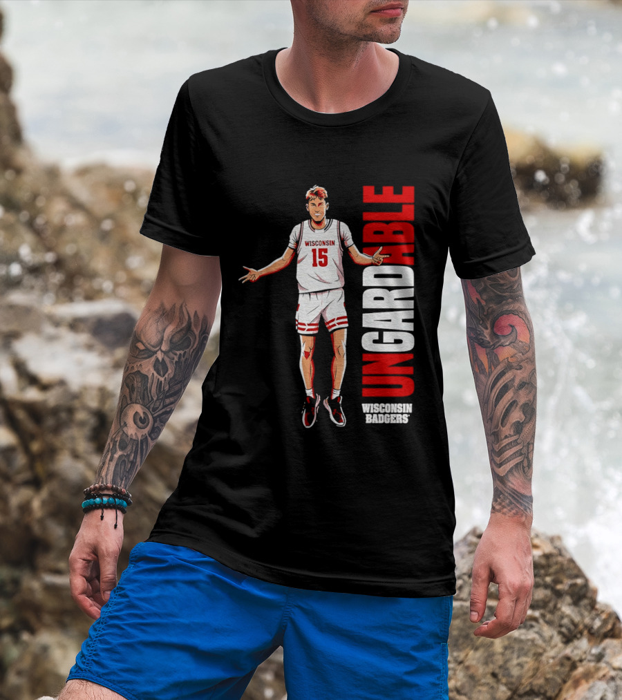 Isaac Gard Wisconsin Badgers Ungardable Basketball Player 15 T-Shirt
