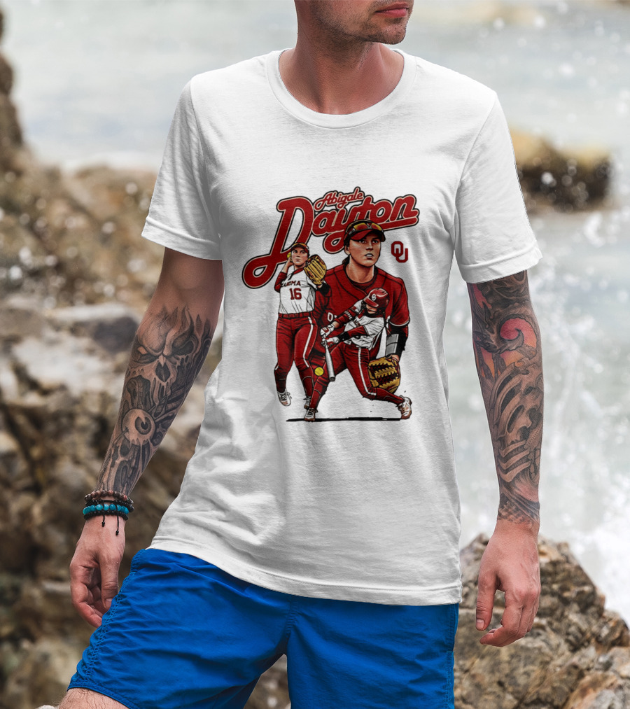 Abigale Dayton Oklahoma Softball NCAA Player OU T-Shirt