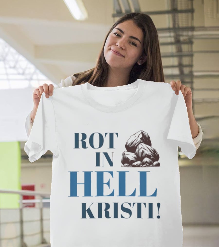 RIP Cricket Rot In Hell Kristi Noem Rocks T-Shirt