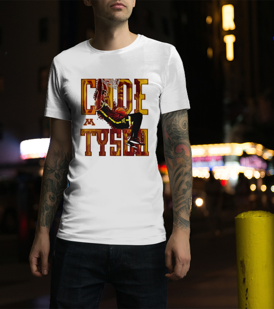 Cade Tyson Minnesota Basketball Dunk NCAA 2026 T-Shirt