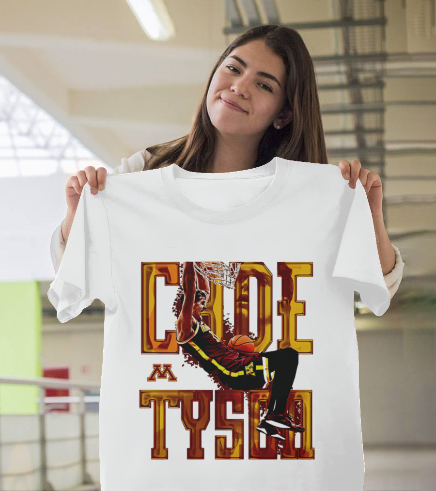 Cade Tyson Minnesota Basketball Dunk NCAA 2026 T-Shirt
