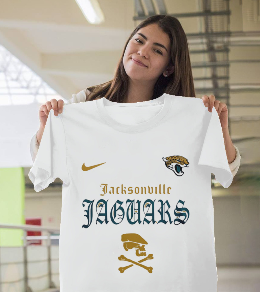 Jacksonville Jaguars Nike Dropkick Murphys Skull T-Shirt