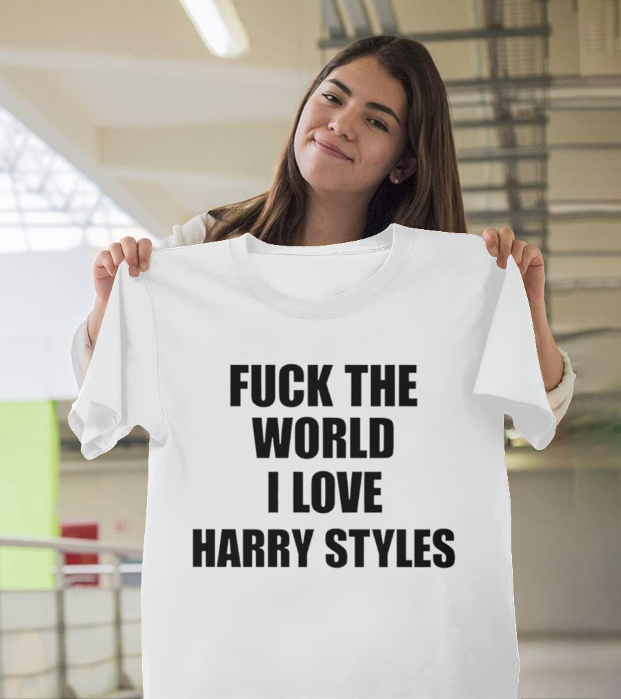 I Love Harry Styles Statement Expressing Unconditional Support T-Shirt