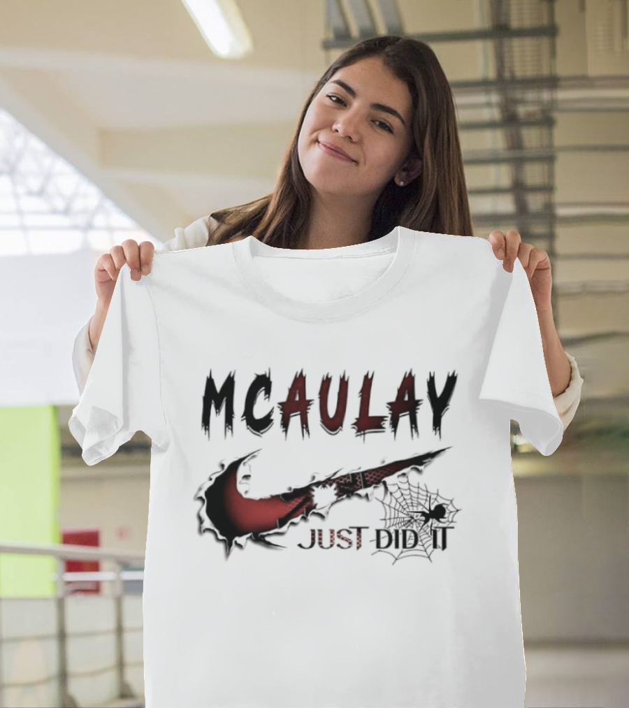 Mcaulay Just Do It Spider Web Swoosh T-Shirt
