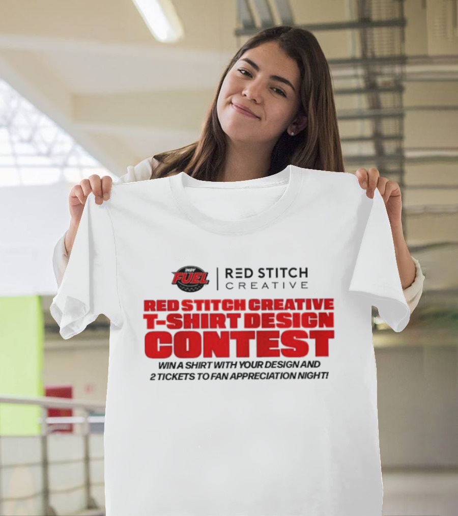 Fuel Red Stitch Creative Contest Win Fan Appreciation Night Tickets T-Shirt