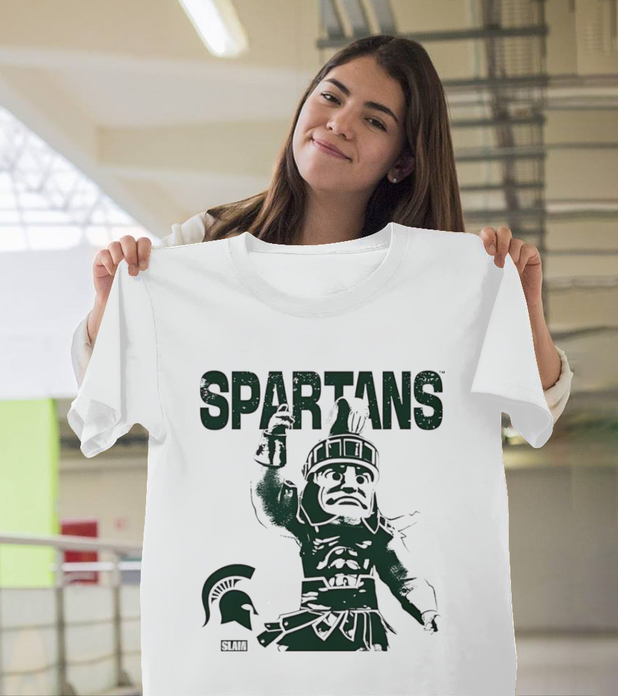 Michigan State Spartans Vintage Logo Mode Slam T-Shirt