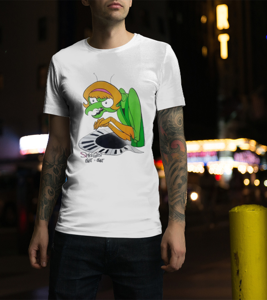 Space Ghost Coast To Coast Zorak Playing Piano T-Shirt
