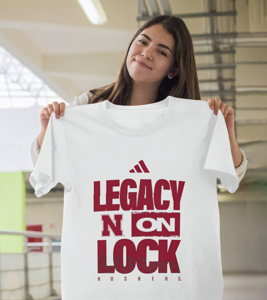 Nebraska Cornhuskers Legacy N On Lock Huskers T-Shirt