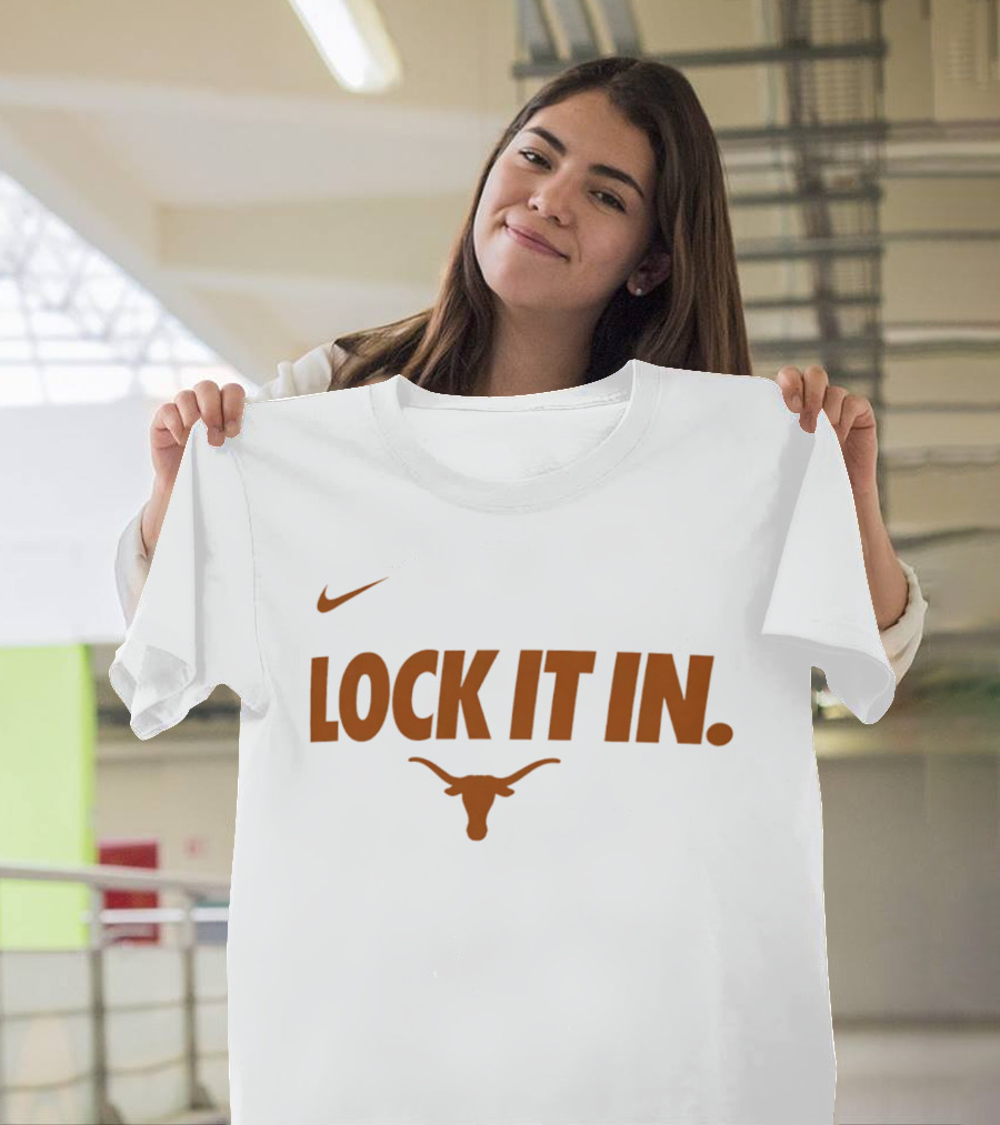 Texas Longhorns Lock It In Nike T-Shirt