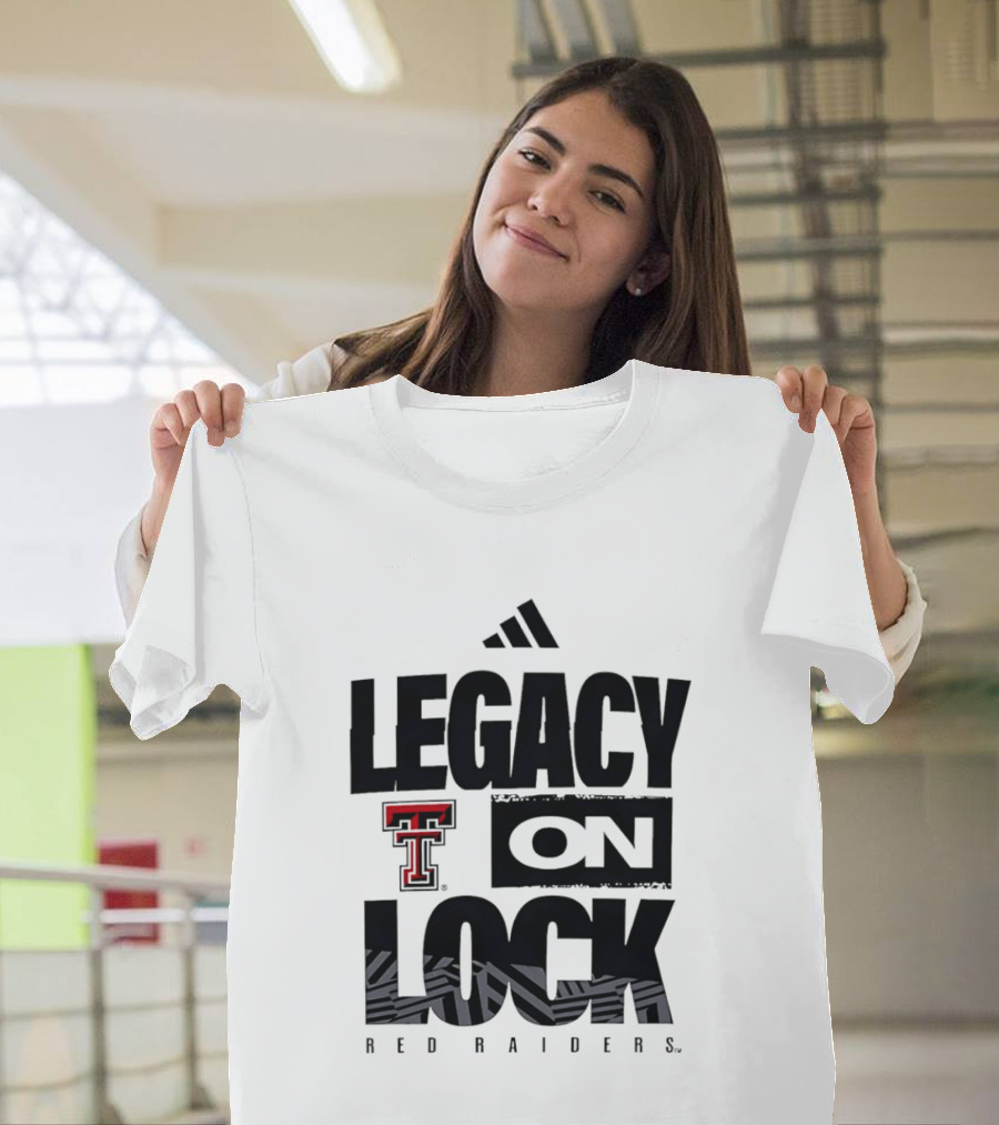 Texas Tech Red Raiders Legacy On Lock Adidas T-Shirt