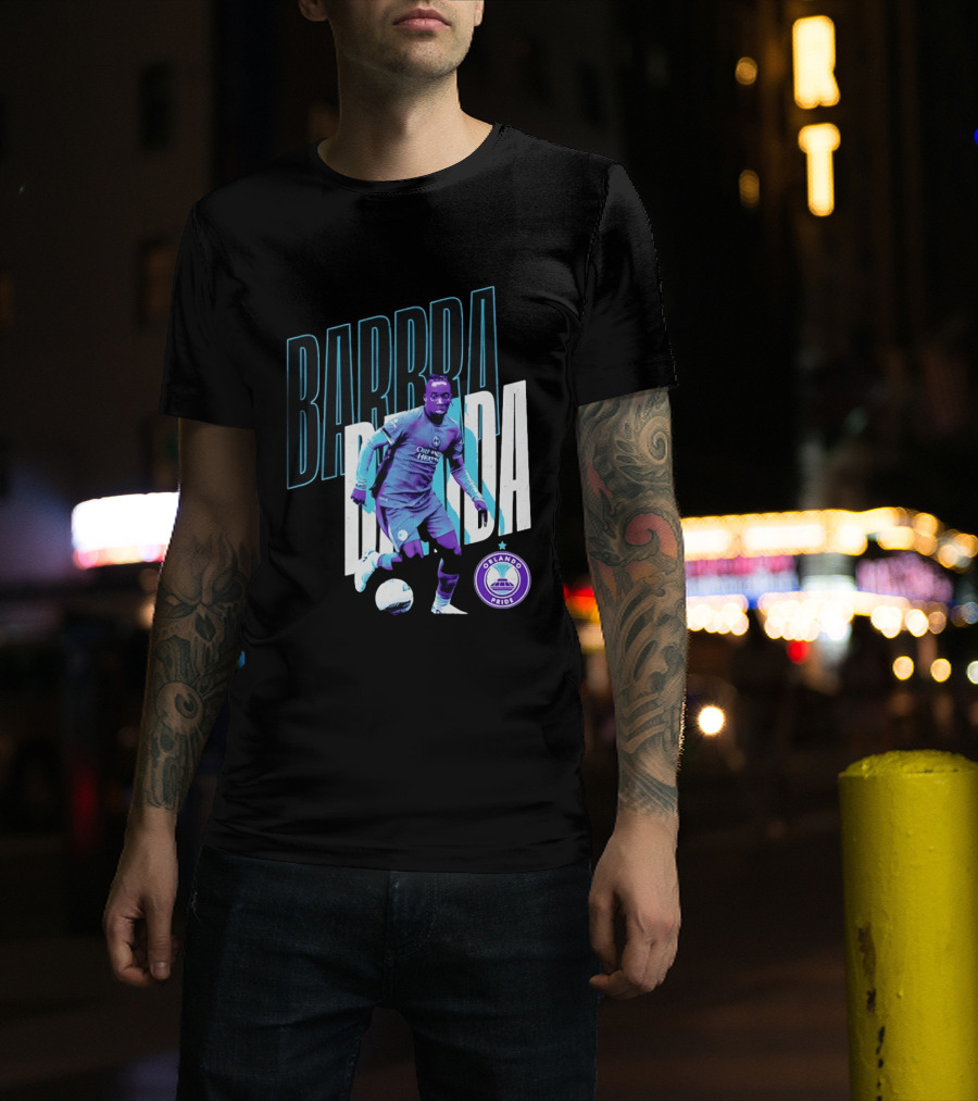 Barbra Banda Orlando Pride Soccer Player Action Pose T-Shirt