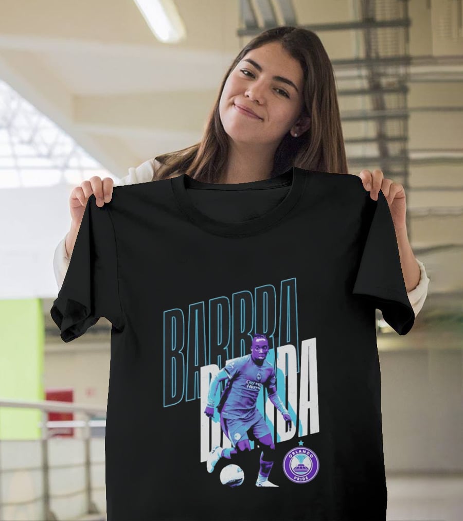Barbra Banda Orlando Pride Soccer Player Action Pose T-Shirt
