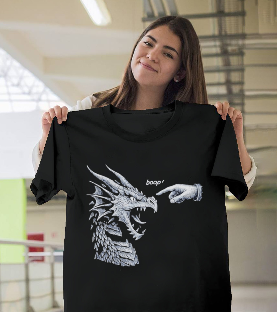 Boop Dragon With Pointing Finger T-Shirt
