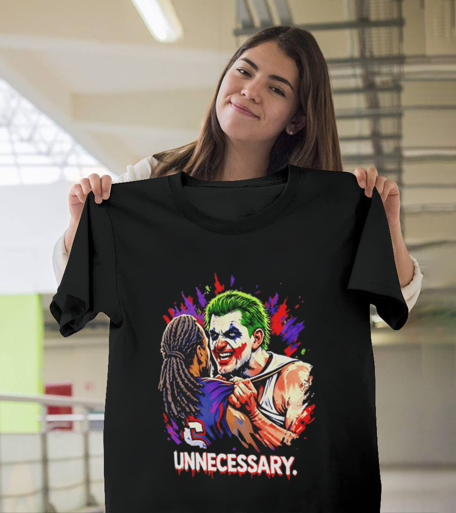 Unnecessary Joker Nikola Jokic Denver Nuggets Basketball Meme T-Shirt