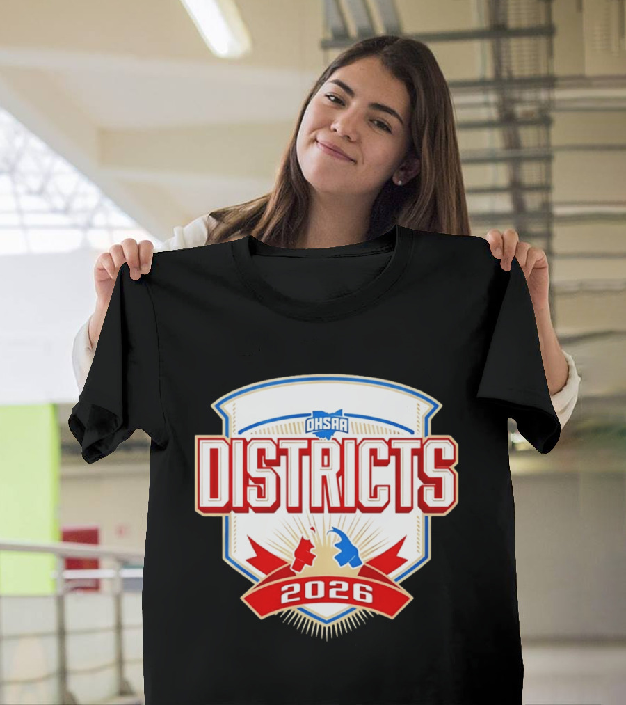 OHSAA 2026 Boys Wrestling Districts T-Shirt