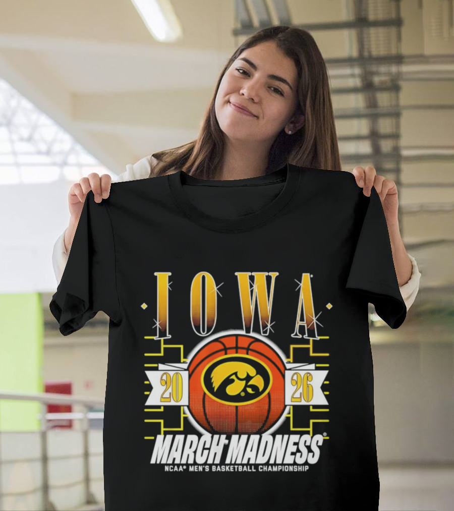 Iowa Hawkeyes 2026 NCAA Men's Basketball Championship March Madness T-Shirt