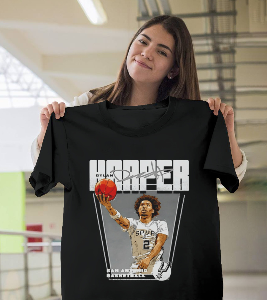 Dylan Harper San Antonio Spurs Basketball Premiere T-Shirt