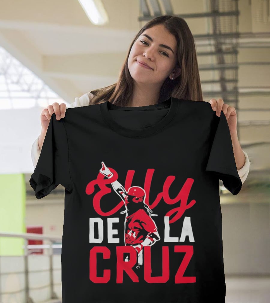 Elly De La Cruz Cincinnati Reds 44 Handcrafted Superstar T-Shirt
