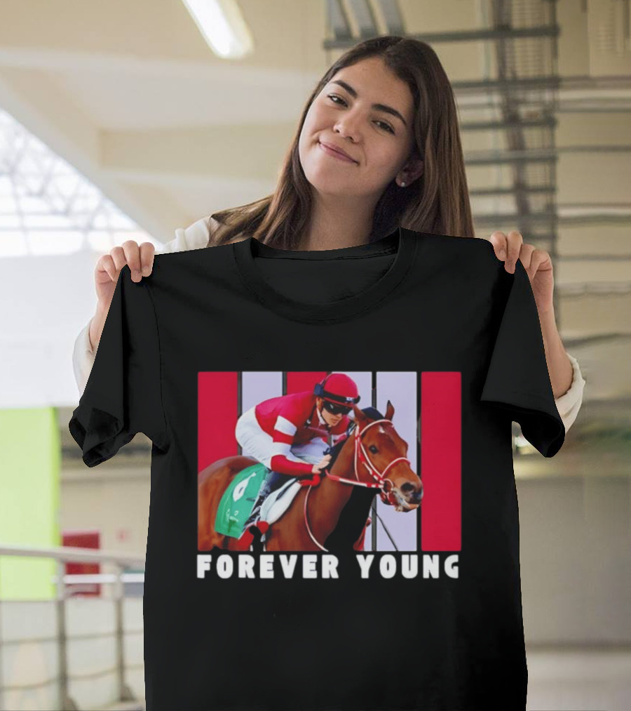 Forever Young Horse Racing Santa Anita T-Shirt