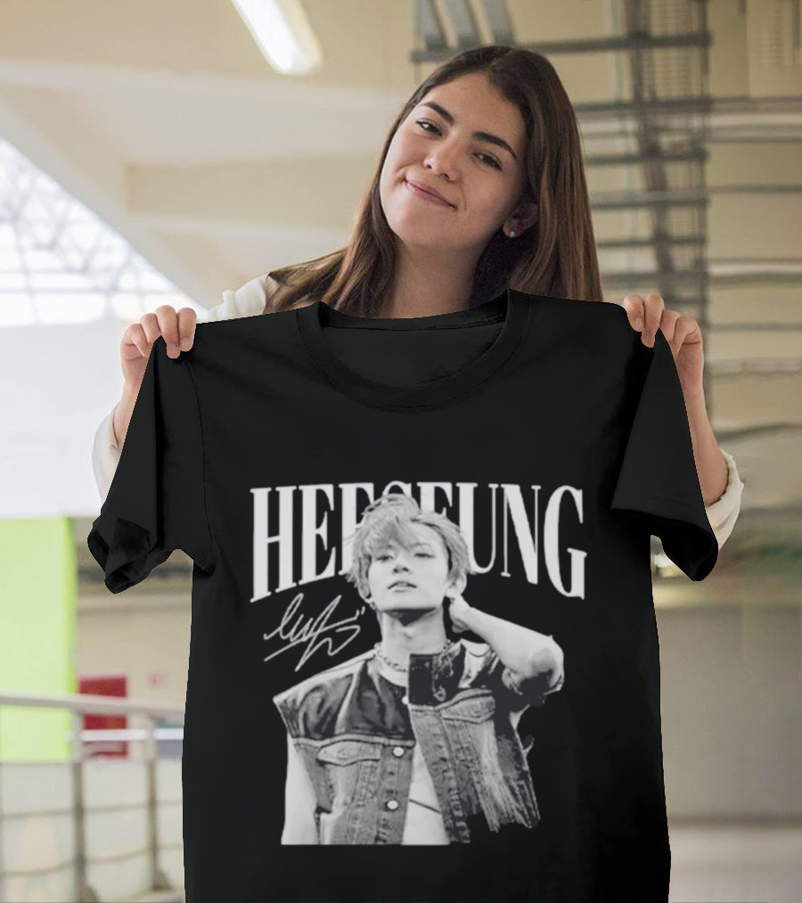 Heeseung Signature Denim T-Shirt