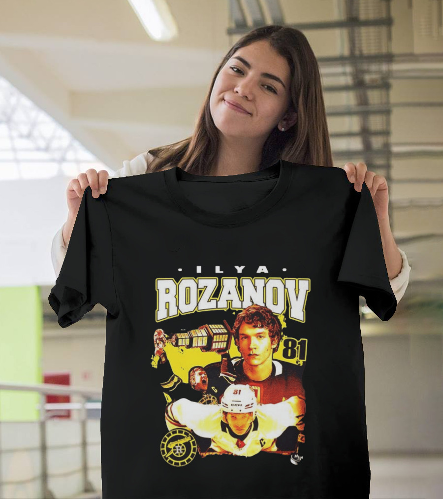 Ilya Rozanov MLH Heated Rivalry Number 81 Mega Hockey T-Shirt