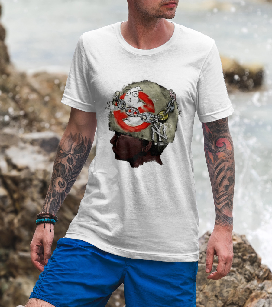 Swag Stealer Album Ghostbusters Chain Art NY Yankees T-Shirt