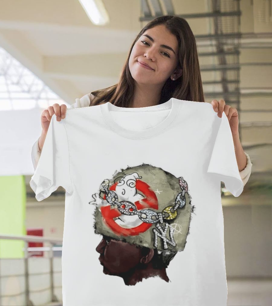 Swag Stealer Album Ghostbusters Chain Art NY Yankees T-Shirt