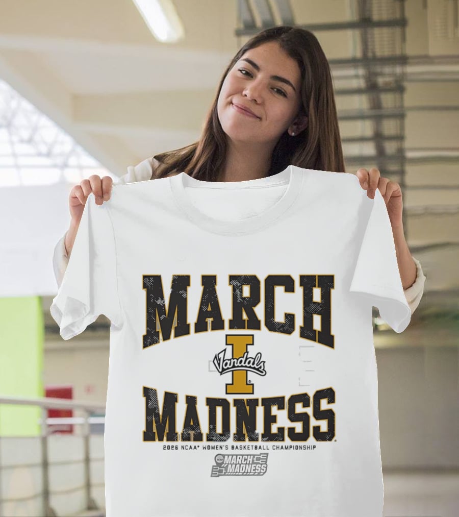 Idaho Vandals 2026 NCAA Women's Basketball March Madness T-Shirt