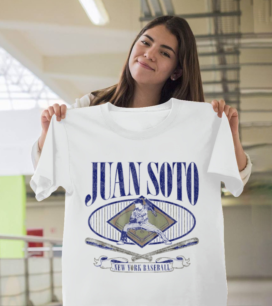 Juan Soto New York Baseball Diamond Standouts T-Shirt