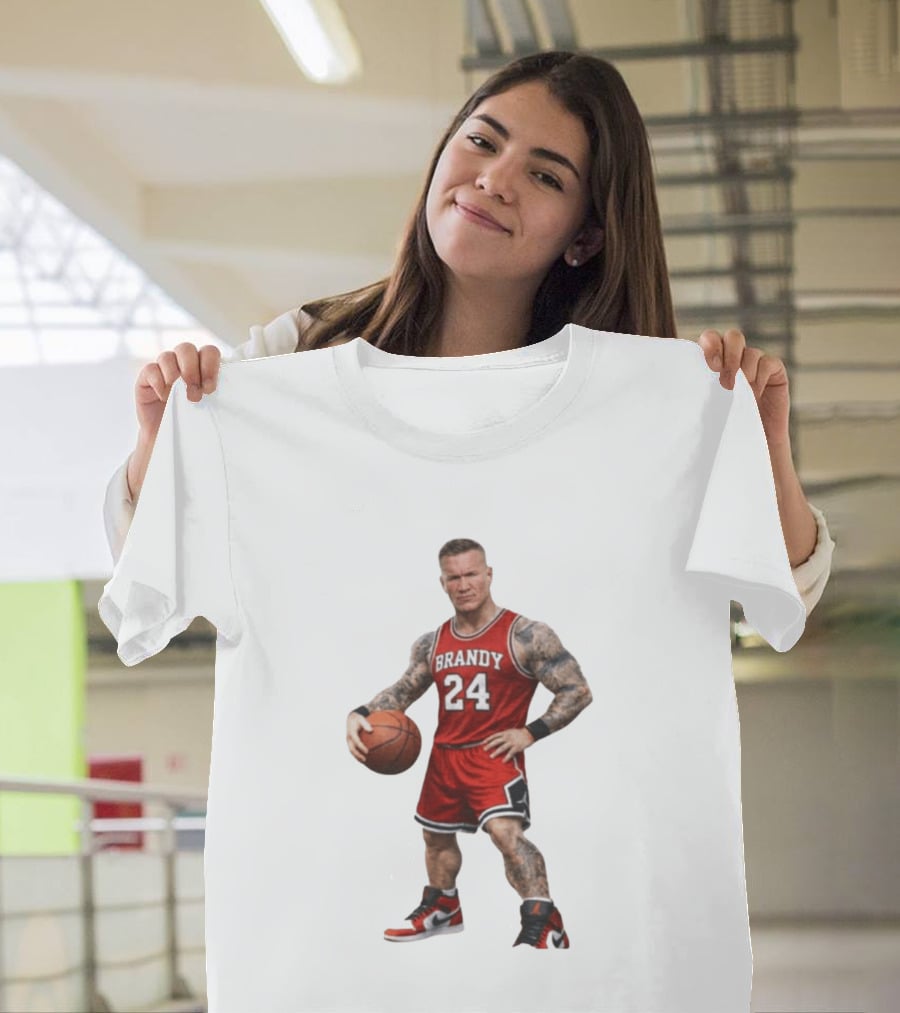 Brandy 24 Basketball Player Jordan Style Tattooed Athlete T-Shirt