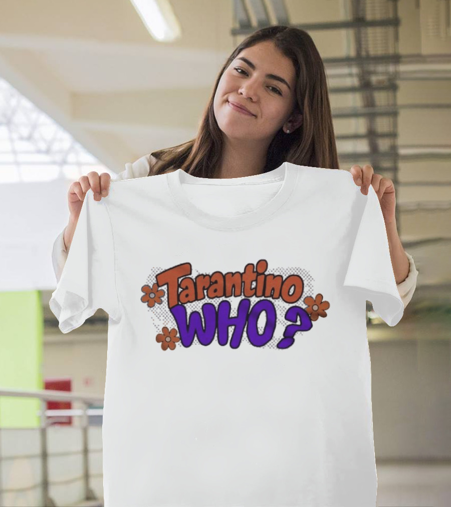 Tarantino Who Retro Groovy Flowers T-Shirt