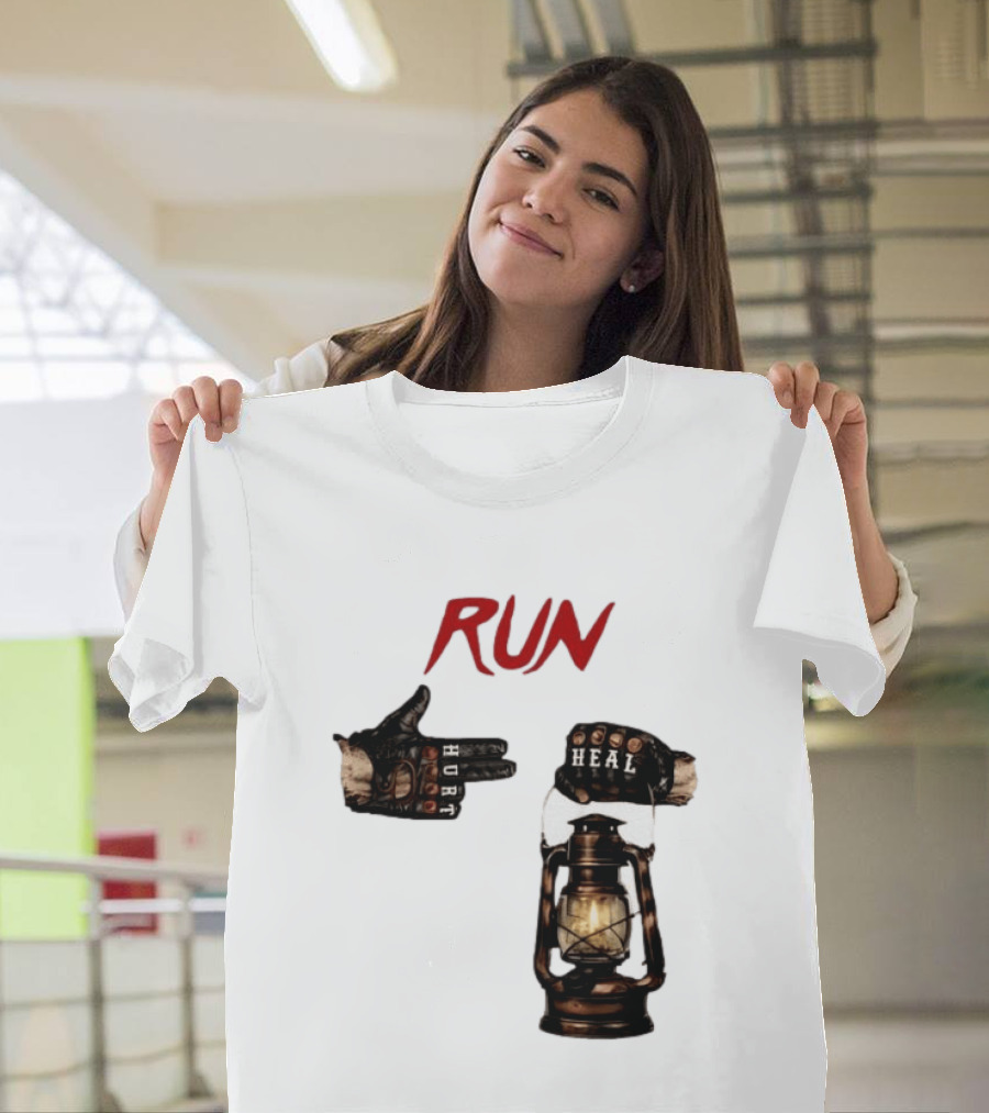 RUN Bray Wyatt Hurt Heal Lantern Mashup T-Shirt
