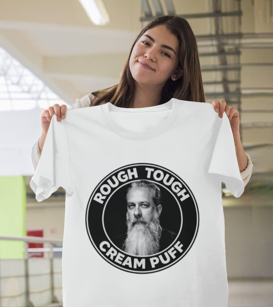 Rough Tough Cream Puff Bearded Man Circular T-Shirt