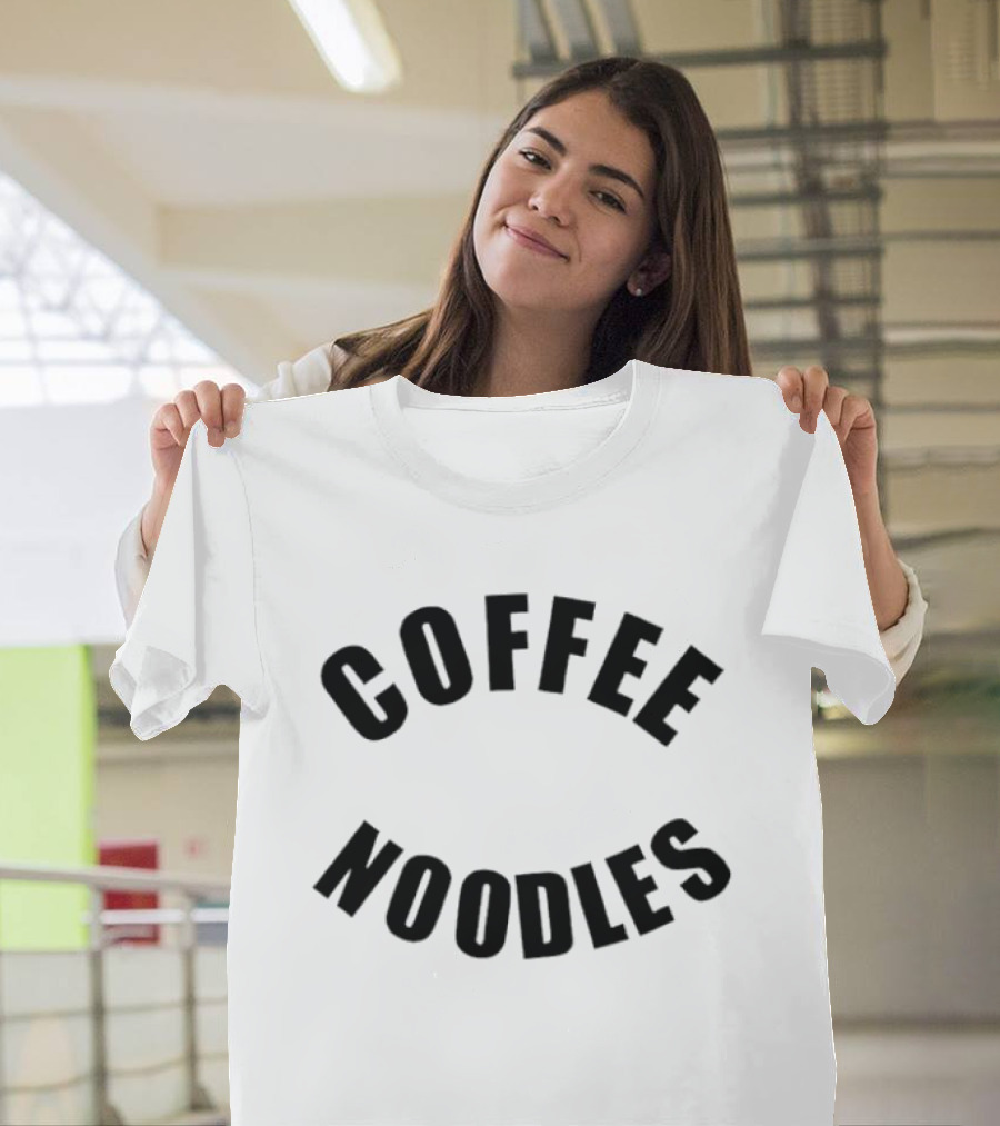 COFFEE NOODLES Curved T-Shirt