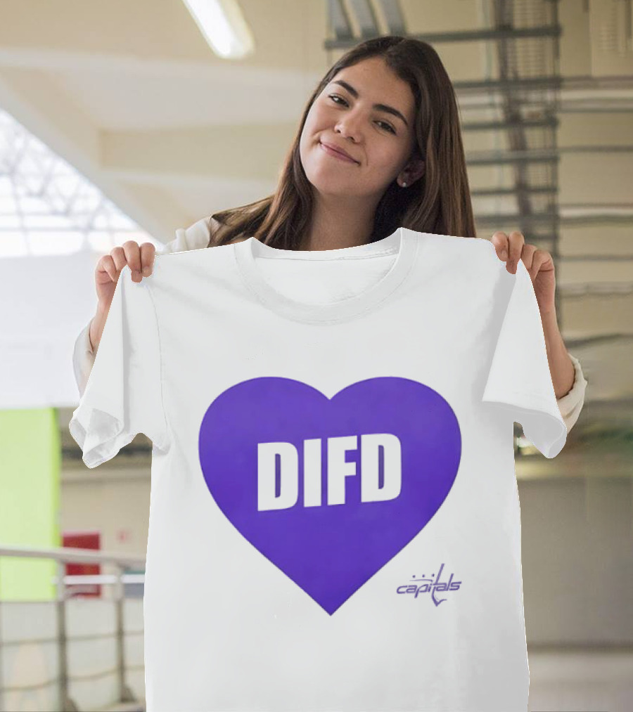 Washington Capitals DIFD Purple Heart T-Shirt