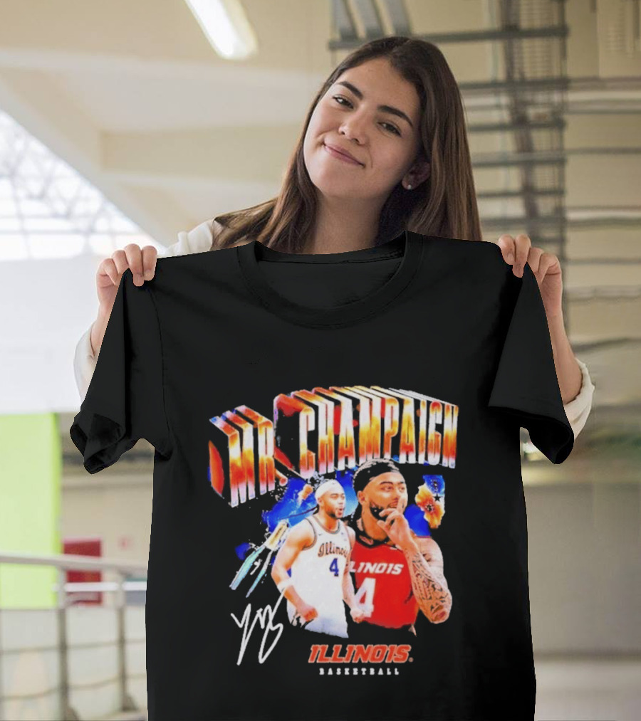 Mr Champaign Kylan Boswell Illinois Basketball T-Shirt