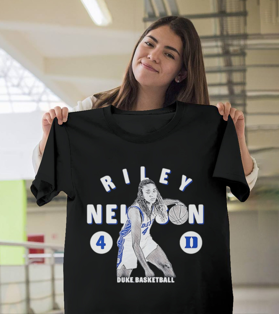 Riley Nelson 4 Duke Basketball Blue Devils NCAA 2026 T-Shirt