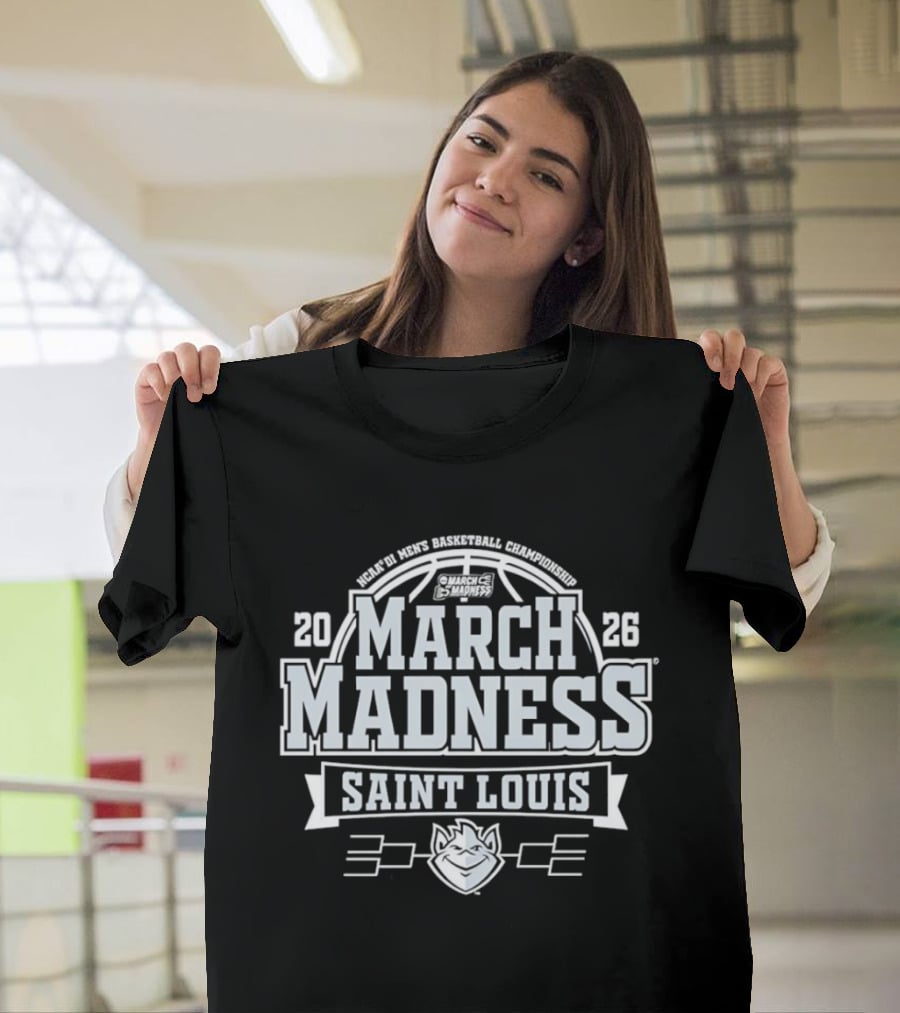Saint Louis Billikens 2026 NCAA March Madness Basketball Tournament Bound T-Shirt
