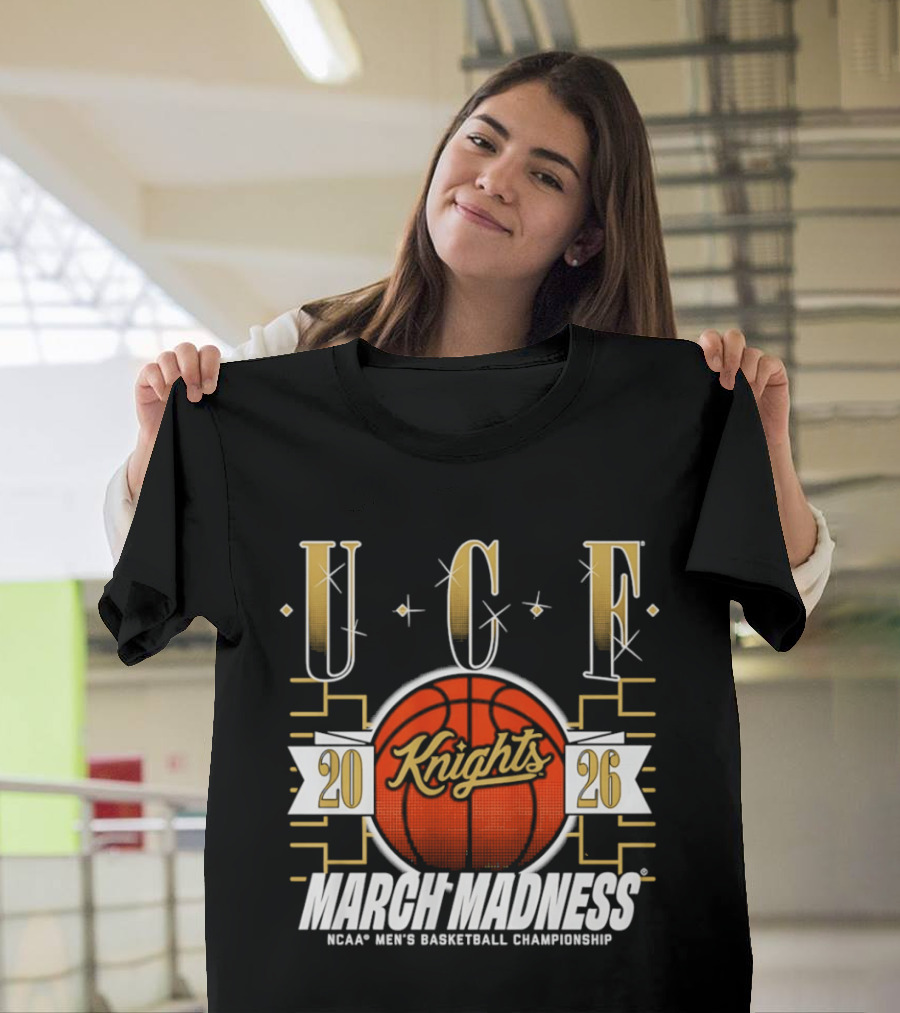 UCF Knights 2026 March Madness NCAA Men's Basketball Championship T-Shirt